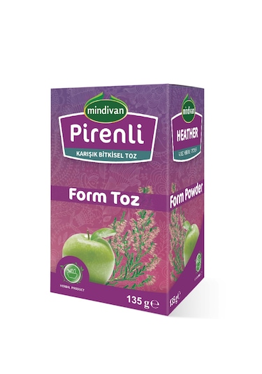 Mindivan Pirenli Karışık Bitkisel Elma Toz 135 G