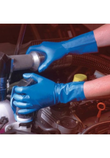 Ansell Virtex 79-700 Kimyasal Ve Sıvı Korumalı Nitril Eldiven - 1