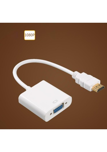 Homyl Kablo - Vga 1080p Video Kablosu, Masaüstü Pc Için Siyah