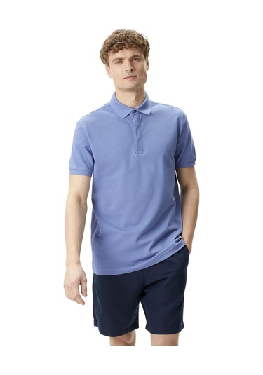 Nautica Erkek Mavi Slim Fit Polo Düz K35062t Mavi