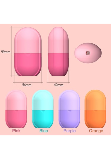 Hangfox Pembe Silikon Yüz Buz Kalıbı - Cilt Parlaklığı, Pori Daraltma, Kuru İz Ve Şişlik Giderici Dıy Masaj Aleti