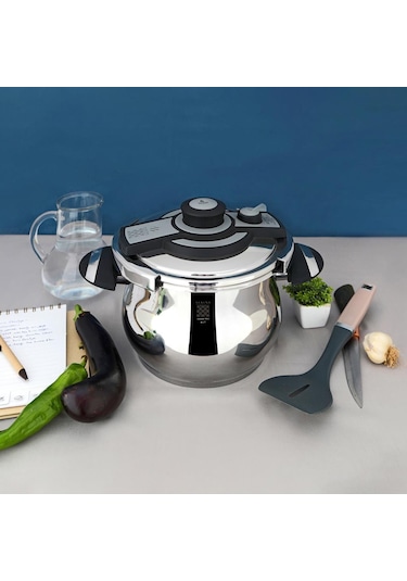 Serenk Definition Düdüklü Tencere 6 Lt Siyah