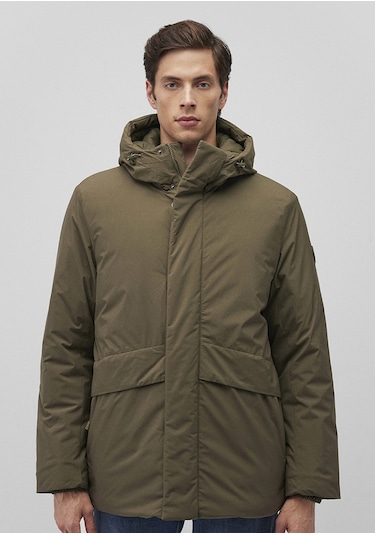 Mavi - Kapüşonlu Haki Parka 0110443-71544 Yeşil