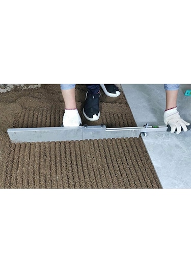 Rox 0167 Ayarlı Su Terazili Taraklı Fayans Tesviye Mastarı 153 Cm