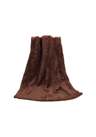 Kahverengi Faydalı Polar Battaniyeler Kanepe İçin Ekstra Rahat Evrensel Kalın Polar Battaniye Malzemeleri 50x70cm