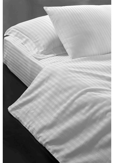 Varol Zeus Serisi Pamuk Saten Otel Çarşafı Tek Kişilik 180x280cm