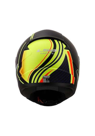 Ls2 Rapid 2 Extra Navy Kask Mavi - Mat Neon Sarı