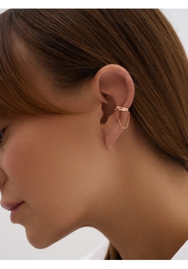 Zoloto Russkih Dilim Delme Gerektirmeyen, 925 Ayar Gümüş Zincirli Altın Kaplamabuffy 145656061 Diğer