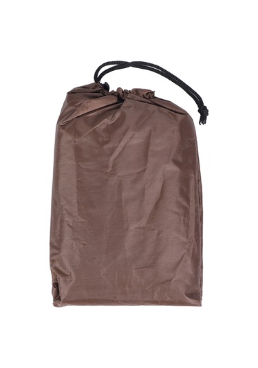 Xiyyadms Bahçe Dış Mekan Deck Kutusu Kılıfı 210d Oxford Kumaşı, Su/yağmur/uv/toz Koruyucu, 123x62x55 Cm Kahverengi