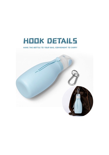 Lemestar Yeşil Silikon Katlanabilir Su Böceği - 500ml Dışarıda Kullanıma Uygun, Çekirdekli, Taşınabilir Spor Ve Seyahat Suluğu Diğer