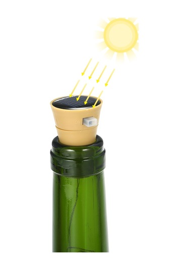 Tenfowee Güneş Enerjili Şişe Tutanak Lambası 3v 6w 1m 10led Ip65 Su Geçirmez Renkli Işık Dekoratif Aydınlatma Diğer