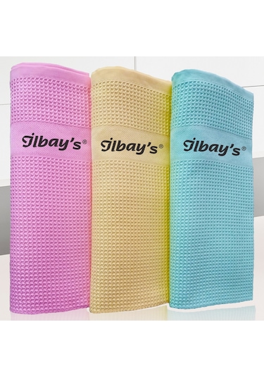 İlbay’s Mikrofiber Temizlik Bezi 3'lü 42 x 68 CM