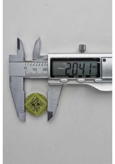 Büyük Boy Akrilik Simli Yuvarlak Turuncu Çeket Hırka Yelek Düğmesi 5 Adet