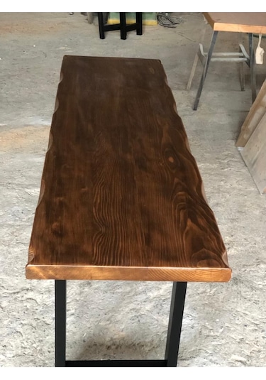 Bintaşmobilya Kütük Bar Masası 180X50X105.Cm