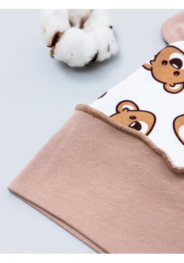 Allbaby Fermuarlı Şapkalı Kundak-kalyon 311220535 Kahverengi