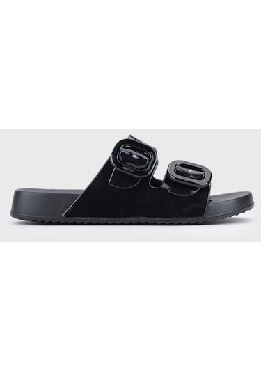 Igor S10334z Habana Brillo Siyah Kadın Terlik Siyah