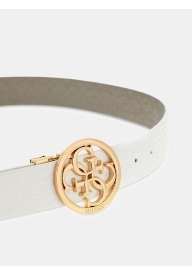 Guess-stacey 4g Logo Belt-kemer-bw9319p6135 Beyaz