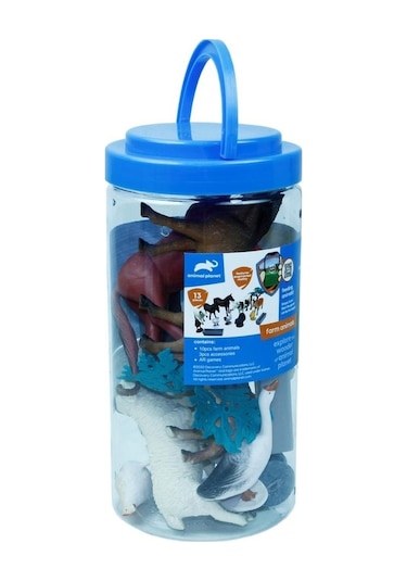 Vardem 23cm Kovada 13 Parça Çiftlik Hayvanları Seti