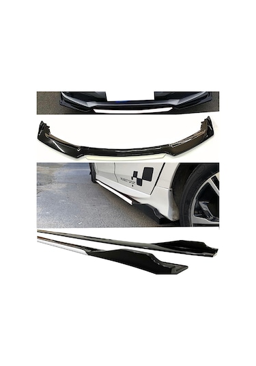 Fiesta Beyaz Şeritli Renkli Ön Lip Ve Yan Marşpiyel Seti 2013-2017