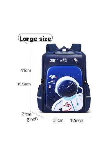 Dream011 Pembe Geniş Boyut İlkokul Çantası 2-6 Sınıflar İçin Yük Azaltma Sırt Koruma Ultra Hafif Pembe