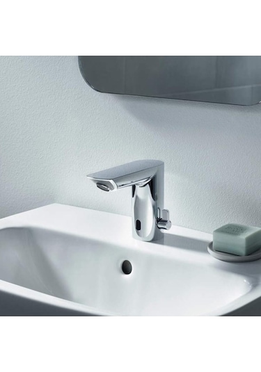 Grohe Bau Cosmopolitan Elektrikli Çift Fotoselli Lavabo Bataryası 36453000