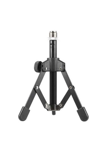 Novahub Pratik Mini Mikrofon Standı - Toplantılar Ve Konuşmalar İçin, 5/8 Erkekten 3/8 Dişe Adaptörlü