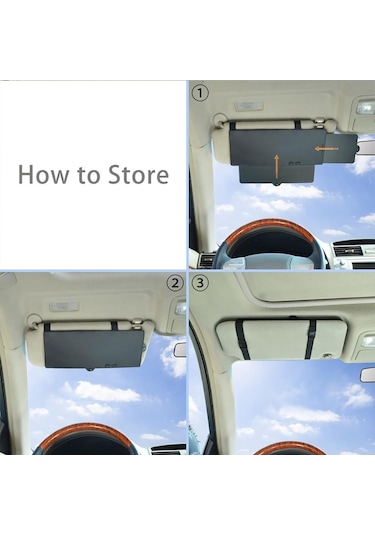 Cbtx Evrensel Araba Güneşlik Genişletici Parlama Önleyici Güneş Engelleyici Araba Pencere Güneşlik