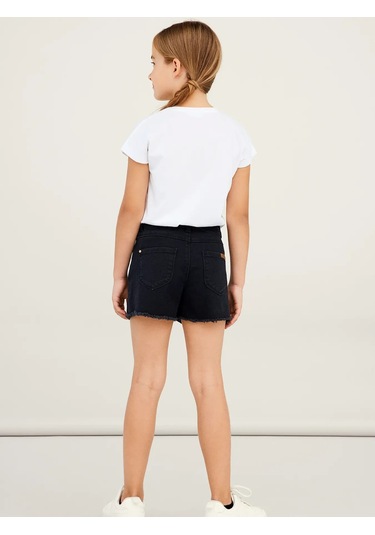 Name It Nkfrose Kız Çocuk Denim Şort 13197313 Siyah