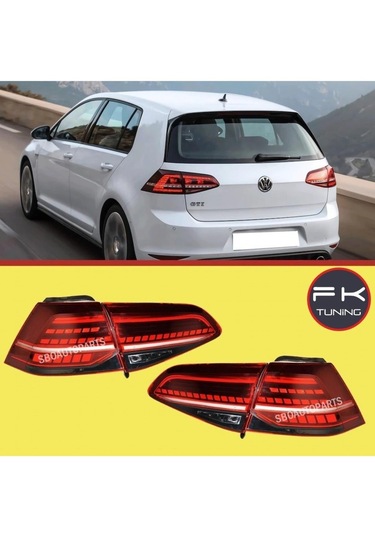 Volkswagen Golf 7 Led Stop 7.5 Uyumlu Dizayn Kayar Sinyal 2013-2016