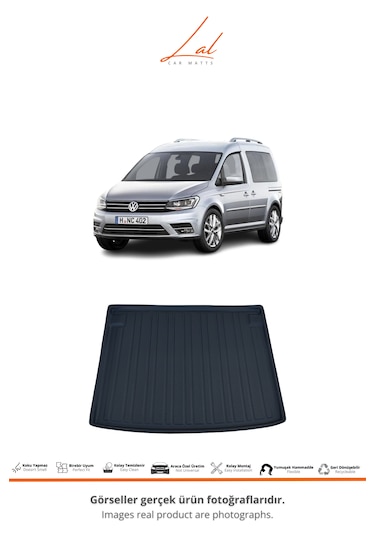 Volkswagen Caddy 3d Havuzlu Paspas Bagaj Havuzu Seti 2011-2020 Uyumlu