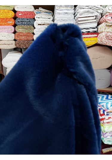 Toskana Peluş Kumaş Gece Mavi