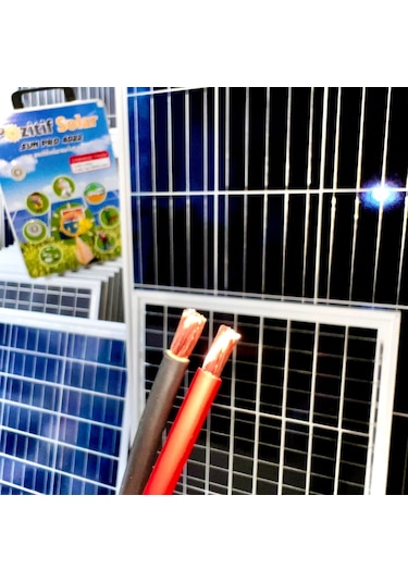 2 Adet 25 Mm2 Akü Paralel Bağlantı Kablosu Yüzüklü 100 Cm Uzunluk