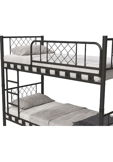 Argimo Metis Siyah Metal Ranza Ve Karyola 90x190
