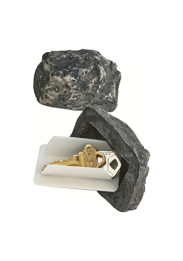 Geeroyoo Dış Mekan Taş Desenli Gizli Anahtar Kutusu - Bahçe Ve Ev Çevresi Dekoratif Anahtar Saklama Aleti