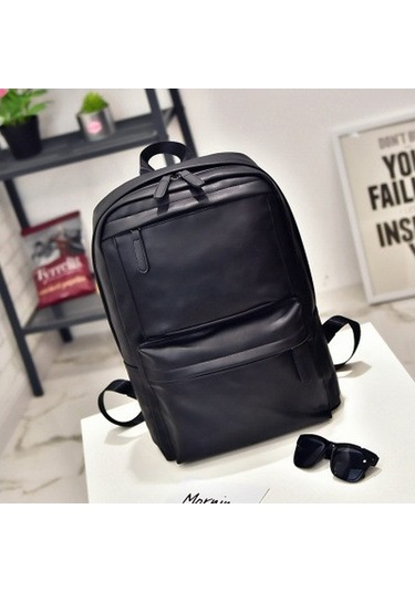 Erkekler İçin Şık Ve Fonksiyonel Retro Desenli Laptop Sırt Çantası Öğrenci Ve Günlük Kullanıma Uygun Moda Kore Stili Okul Çantası Siyah