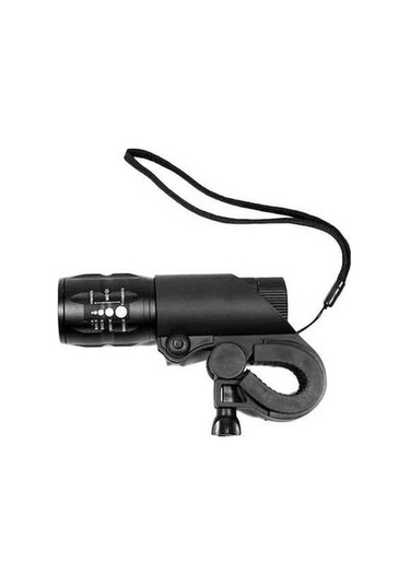 Ulzyvf Createtech Tutucu Torch Siyah Ma Led Klip-siyah Kelepçe Işık Gidon Feneri El Dağı Bisiklet Bisiklet Ei Siyah Siyah