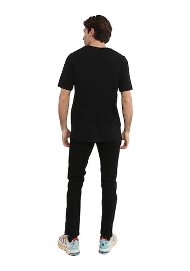 Jack & Jones Klasik Logo Baskılı Tişört Year 12249665 Siyah