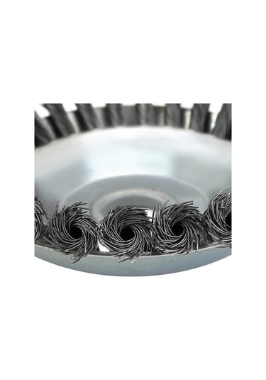 Besthome1 6 İnç Çim Biçme Makinesi Düzeltici Parçaları, Genel Aşınmaya Dayanıklı Çok İşlevli Çelik Tel Pas Temizleme Ayıklama P