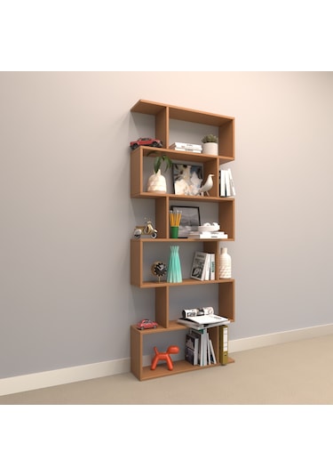 Rafkestir Salem Suntalam Kitaplık ( 80 X 192 Cm ) Bambu ( Mat )