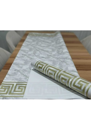 Masa Örtüsü Mermer Desen 140x200 Cm Elyaf Tabanlı Yeni Model Masa Çok Renkli
