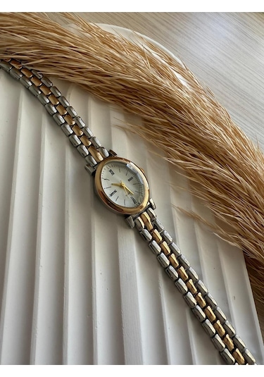 Rub045 25 Mm Rubsey Retro Minimal Hasır Kordon Vintage Kadın Kol Saati Siyah