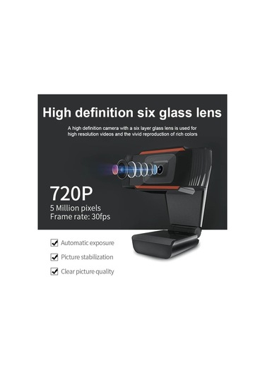 Chuangyinshop X11 720p 1080p Fhd Webcam Usb 2.0 Hd Görüntülü Konuşma Youtube Skype Uyumlu