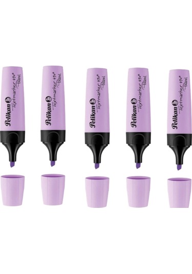 Pelikan 490 Pastel Fosforlu İşaretleme Kalemi Lavanta 5 Adet Lavanta