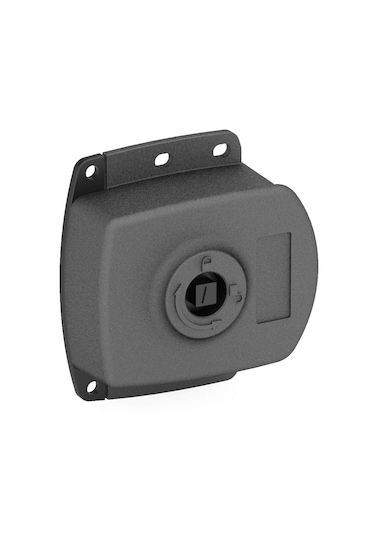 Mini Yüzey Montaj Hava Santral Kabin Ağır Panel Kilit - Metal Gövde + Alu. Kare 8. Anahtar 1