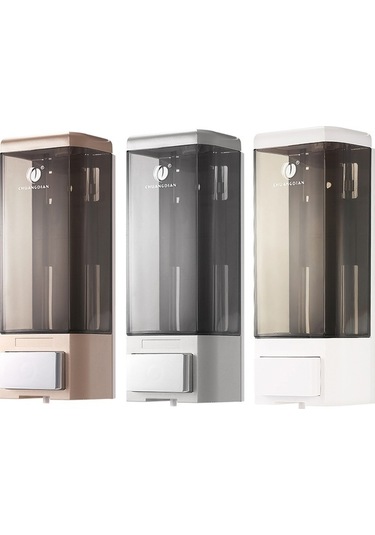 Dancemonkey Cuangdiان 500ml Duvar Sabunluk - Gümüş, Multifunctionel İçin Gümüş