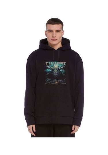 Testament Dark Roots Of Earth Testament Baskılı Siyah Erkek Sweat