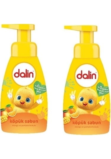 Dalin Mango ve Portakal Kokulu Köpük Sabun 200 ML x 2