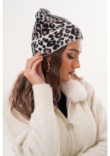 Ritagarcia Premium Soft Lepar Bere Beyaz Leopar