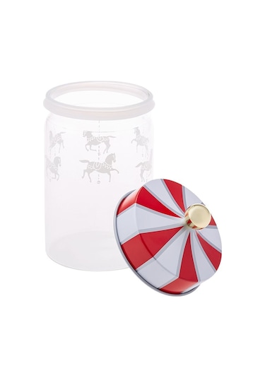 Karaca Karnaval Cam Saklama Kabı 980 ml