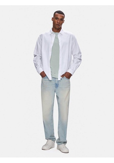 Ltb Tafaza Uzun Kollu Basic Oxford Gömlek Beyaz